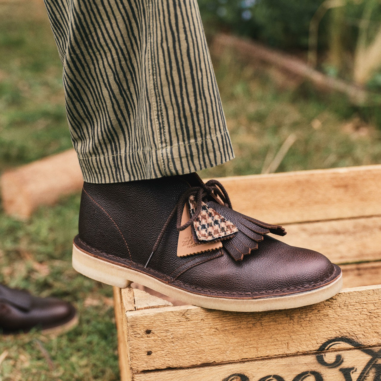 Desert Boot Brown Scotch Grain | Clarks for sale - Men
