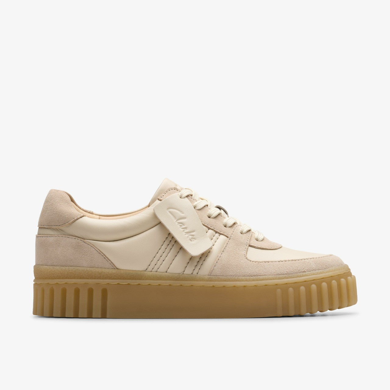 Mayhill Lace Sand Combination Leather | Clarks discount - Women