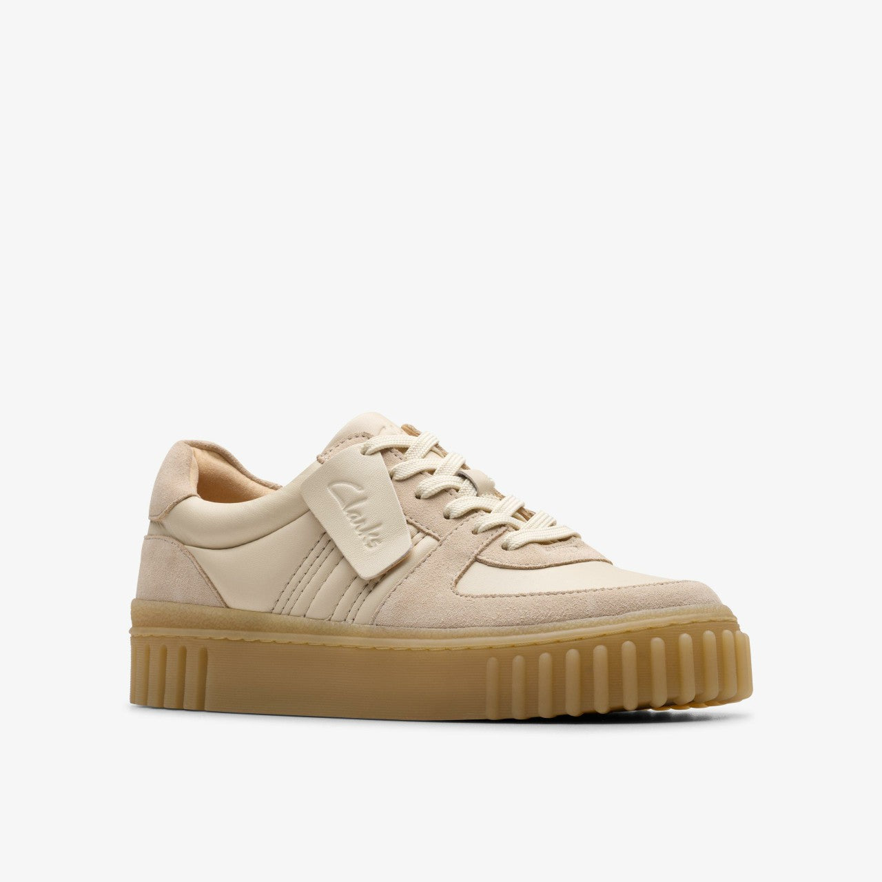 Mayhill Lace Sand Combination Leather | Clarks discount - Women