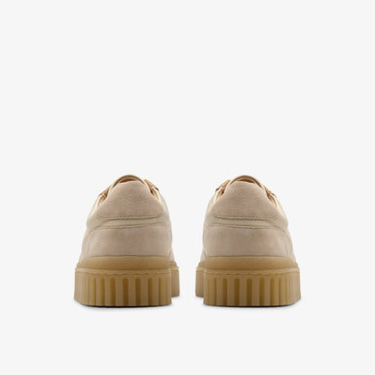 Mayhill Lace Sand Combination Leather | Clarks discount - Women