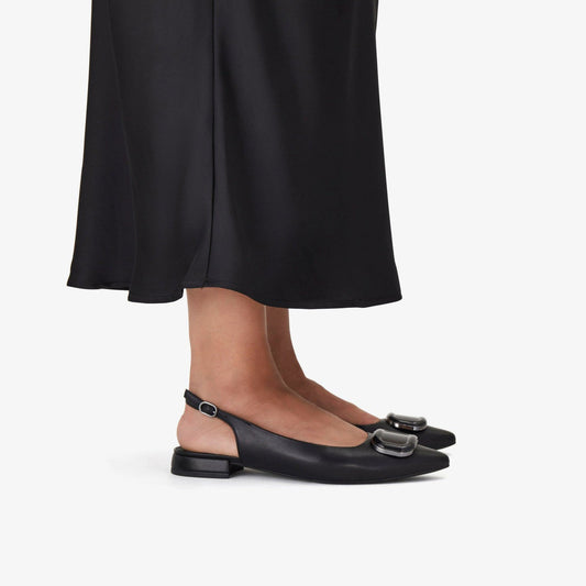 Sensa 15 Trim Black Leather | Clarks outlet - Women