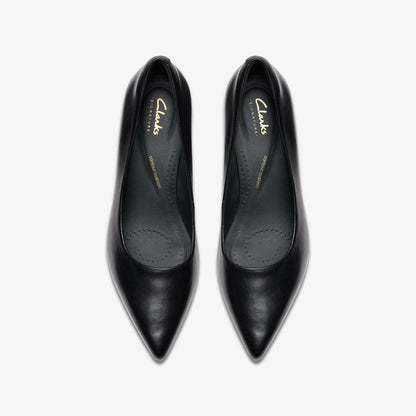 Zarey Court Black Leather | Clarks on Sale - Women