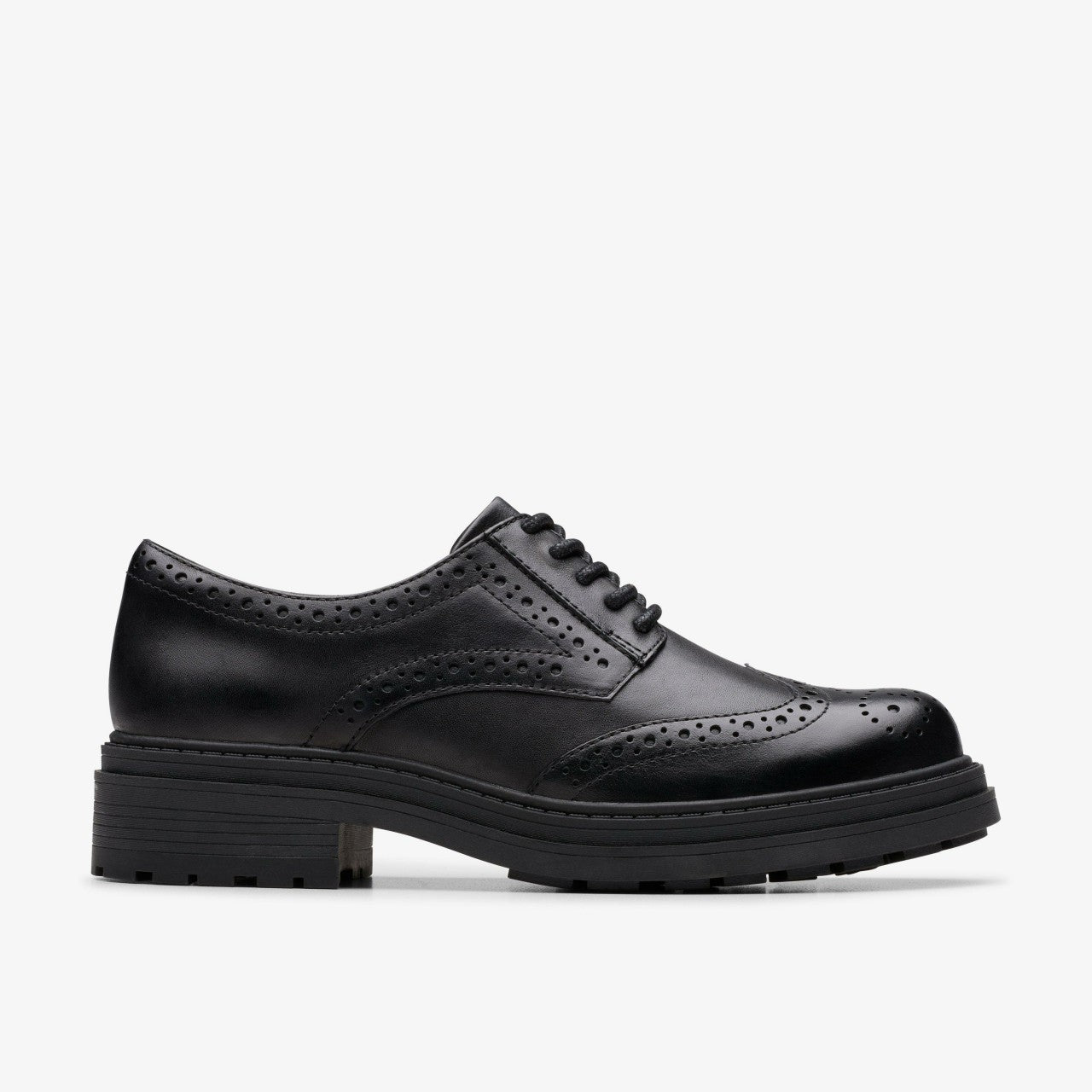 Orinoco3 Derby Black Leather | Clarks discount - Women
