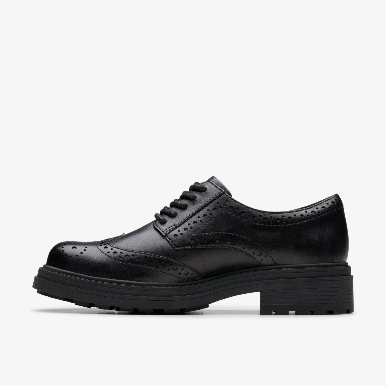 Orinoco3 Derby Black Leather | Clarks discount - Women