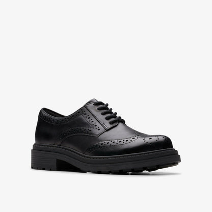 Orinoco3 Derby Black Leather | Clarks discount - Women