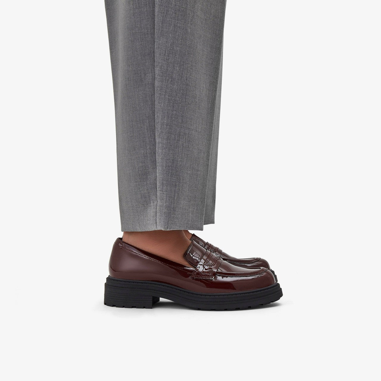Orinoco 3 Edge Burgundy Patent | Clarks on Sale - Women