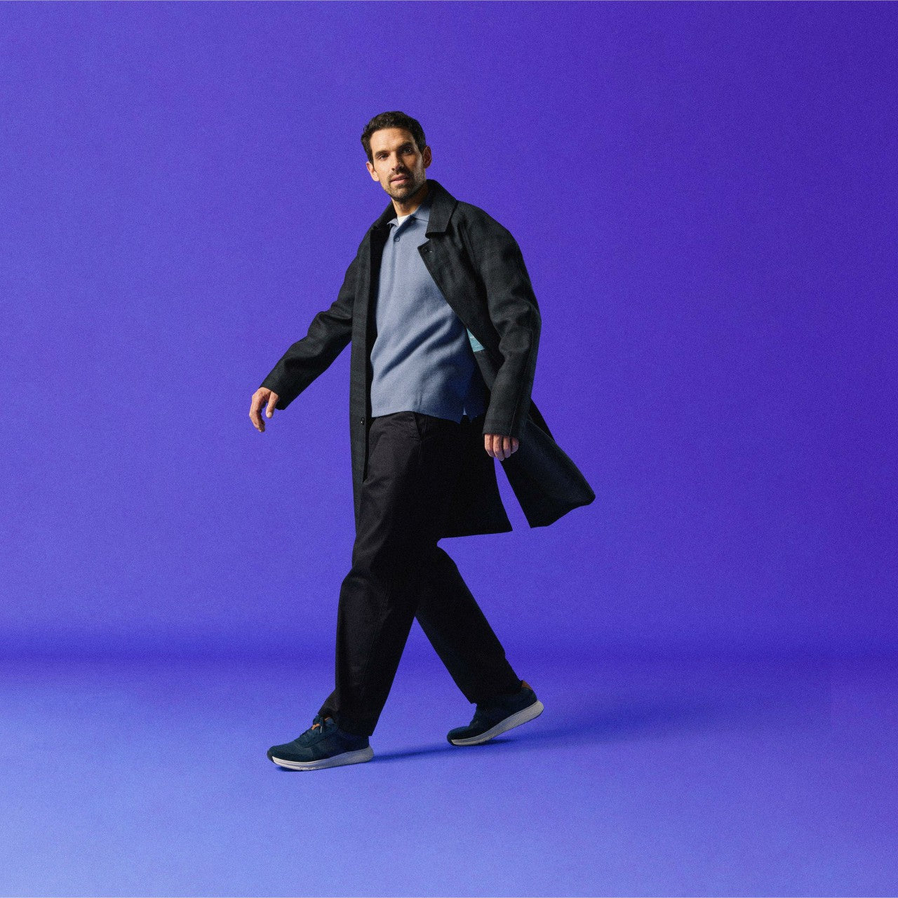 Motion Trek Go Navy Combination | Clarks outlet - Men