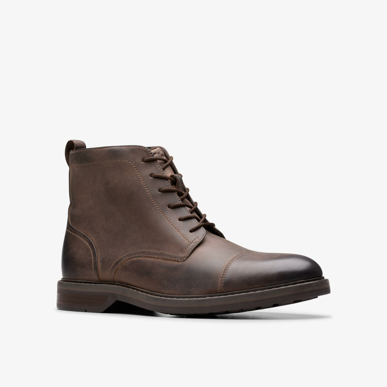 Aldwin Cap Brown Leather | Clarks for sale - Men