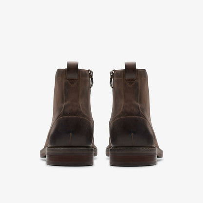 Aldwin Cap Brown Leather | Clarks for sale - Men