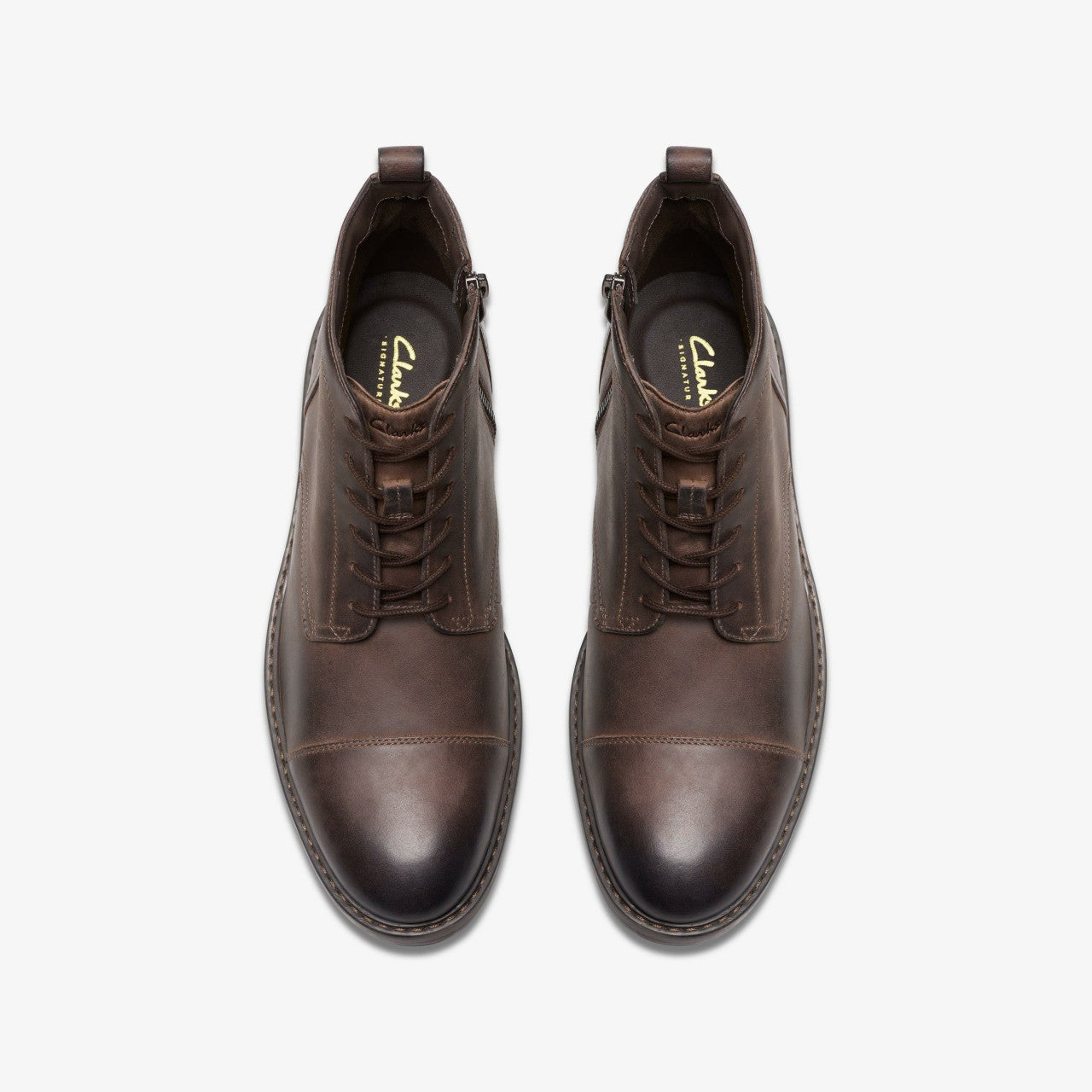 Aldwin Cap Brown Leather | Clarks for sale - Men