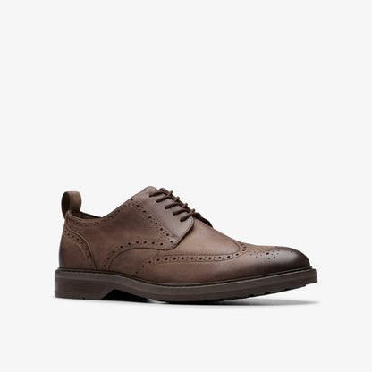 Aldwin Limit Brogue Brown Leather | Clarks for sale - Men