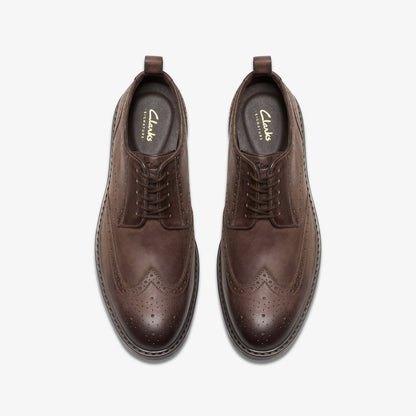 Aldwin Limit Brogue Brown Leather | Clarks for sale - Men
