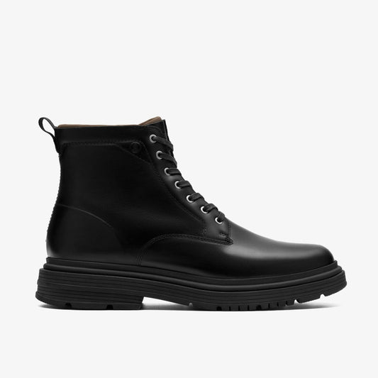 Badbury Hi Waterproof Black Warmlined Leather | Clarks online - Men