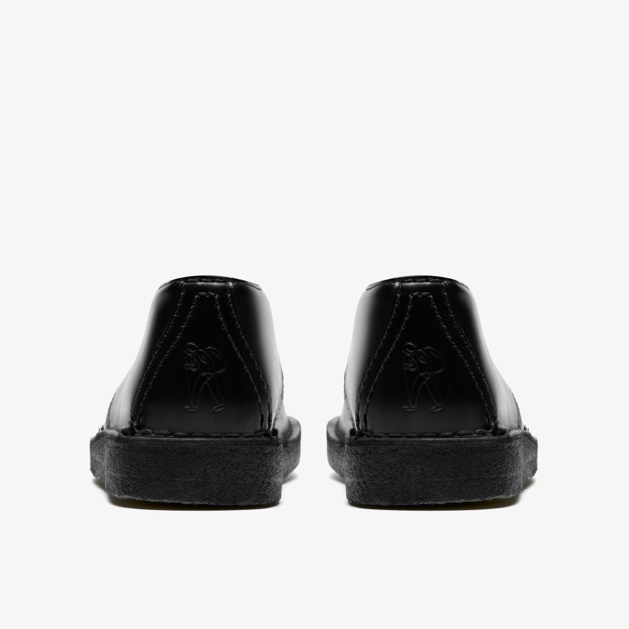 Desert Trek Black Hi Shine Leather | Clarks for sale - Women