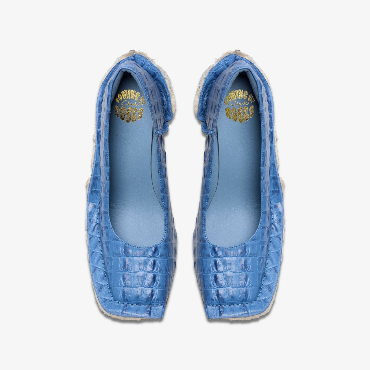 Martine Rose Heel Womens Blue Leather | Clarks on Sale - Women