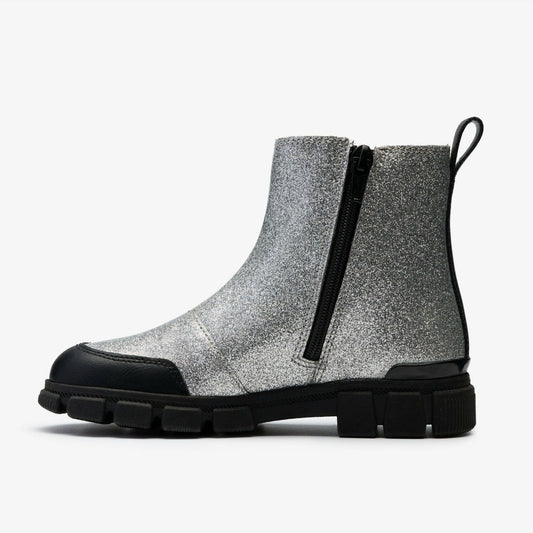 Evyn Chelsea Kid Silver Patent | Clarks online - Kids