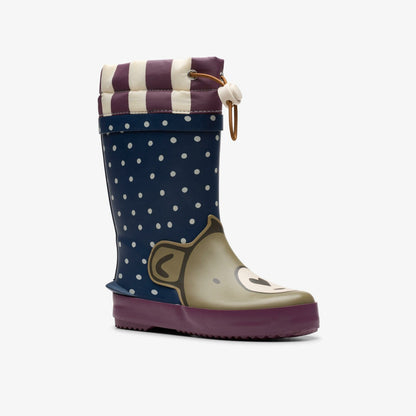 Tarri Race Toddler Navy Combination | Clarks discount - Kids