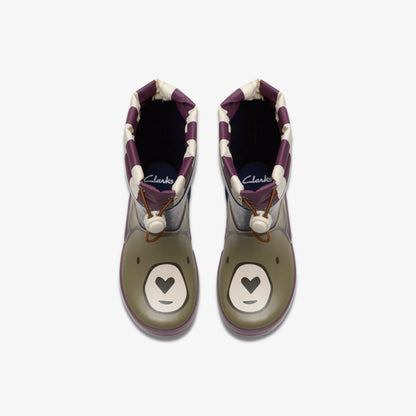 Tarri Race Toddler Navy Combination | Clarks discount - Kids