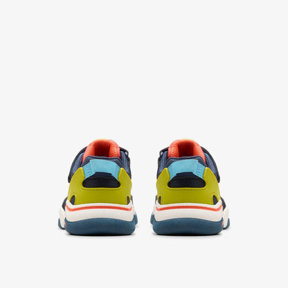 Feather Track Kid Navy Combination | Clarks for sale - Kids