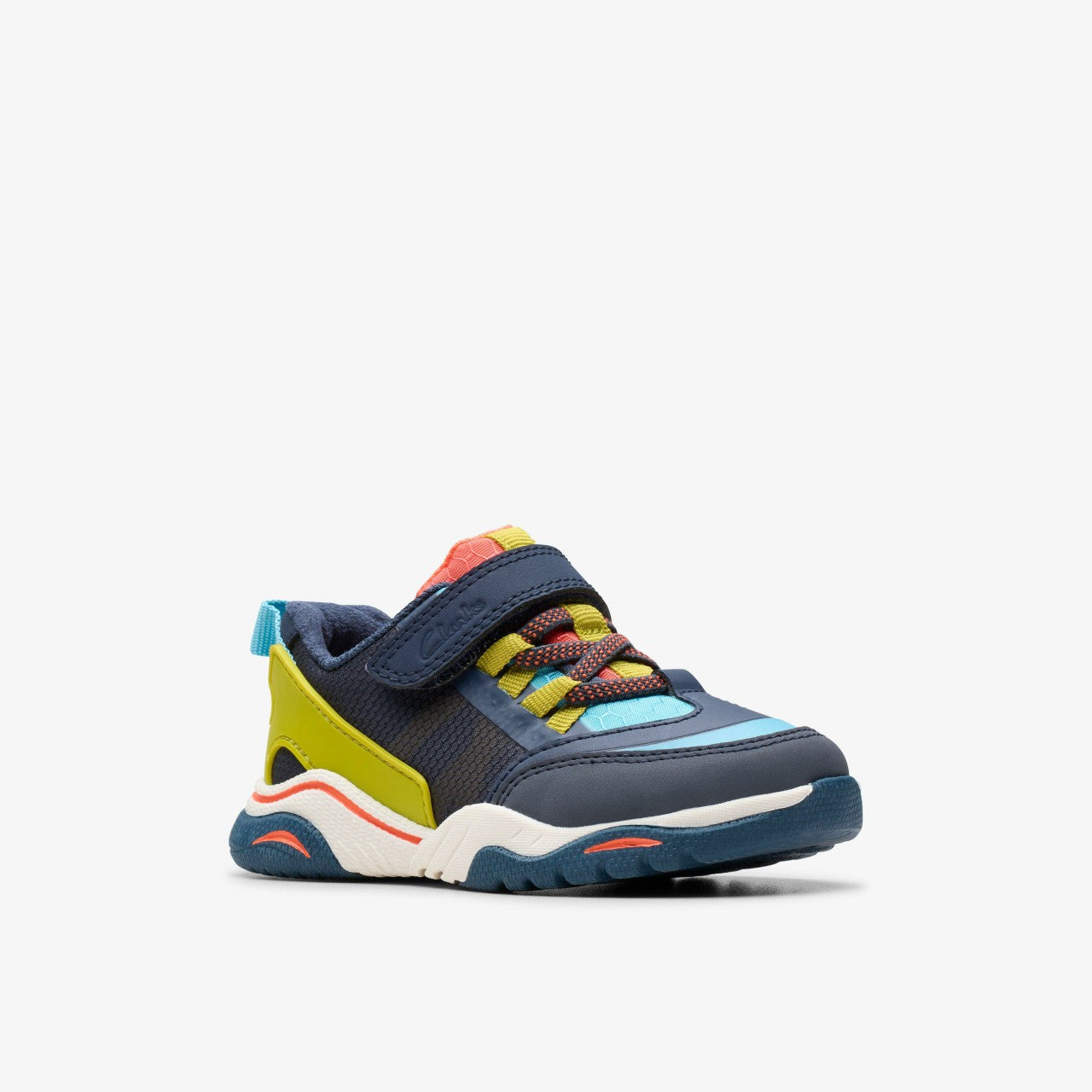 Feather Track Toddler Navy Combination | Clarks on Sale - Kids