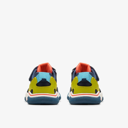 Feather Track Toddler Navy Combination | Clarks on Sale - Kids