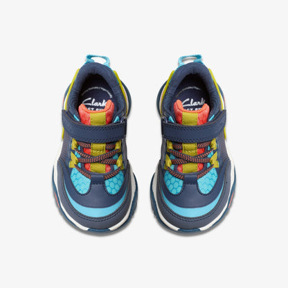 Feather Track Toddler Navy Combination | Clarks on Sale - Kids