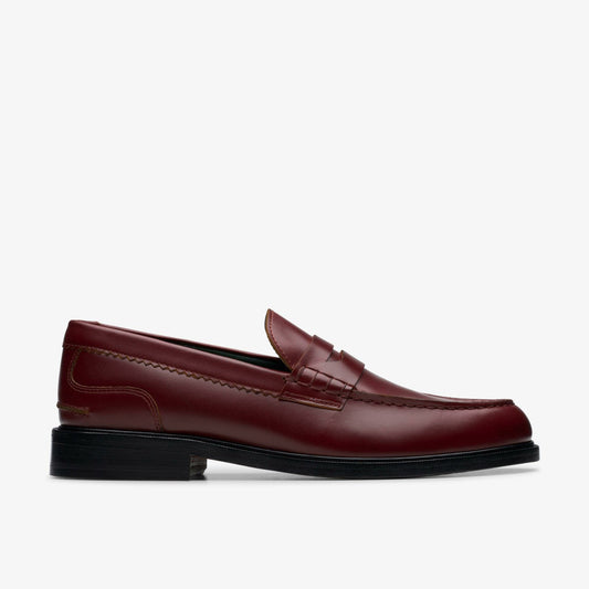 Craft James Lo Loafer Wine Leather | Clarks Sale - Men