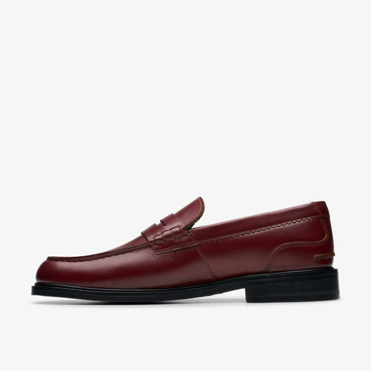 Craft James Lo Loafer Wine Leather | Clarks Sale - Men