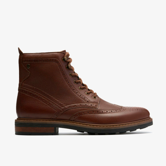 Newford Lace Boot Mid Tan Leather | Clarks Sale - Men