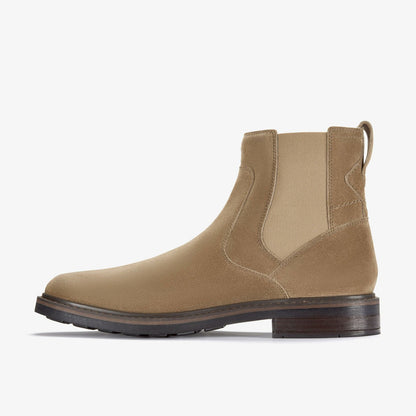 Newford Easy Dark Sand Suede | Clarks discount - Men