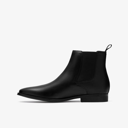 Paulton Easy Black Leather | Clarks on Sale - Men