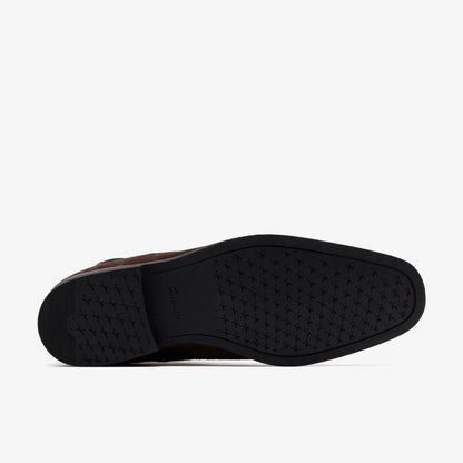 Paulton Easy Dark Brown Suede | Clarks for sale - Men