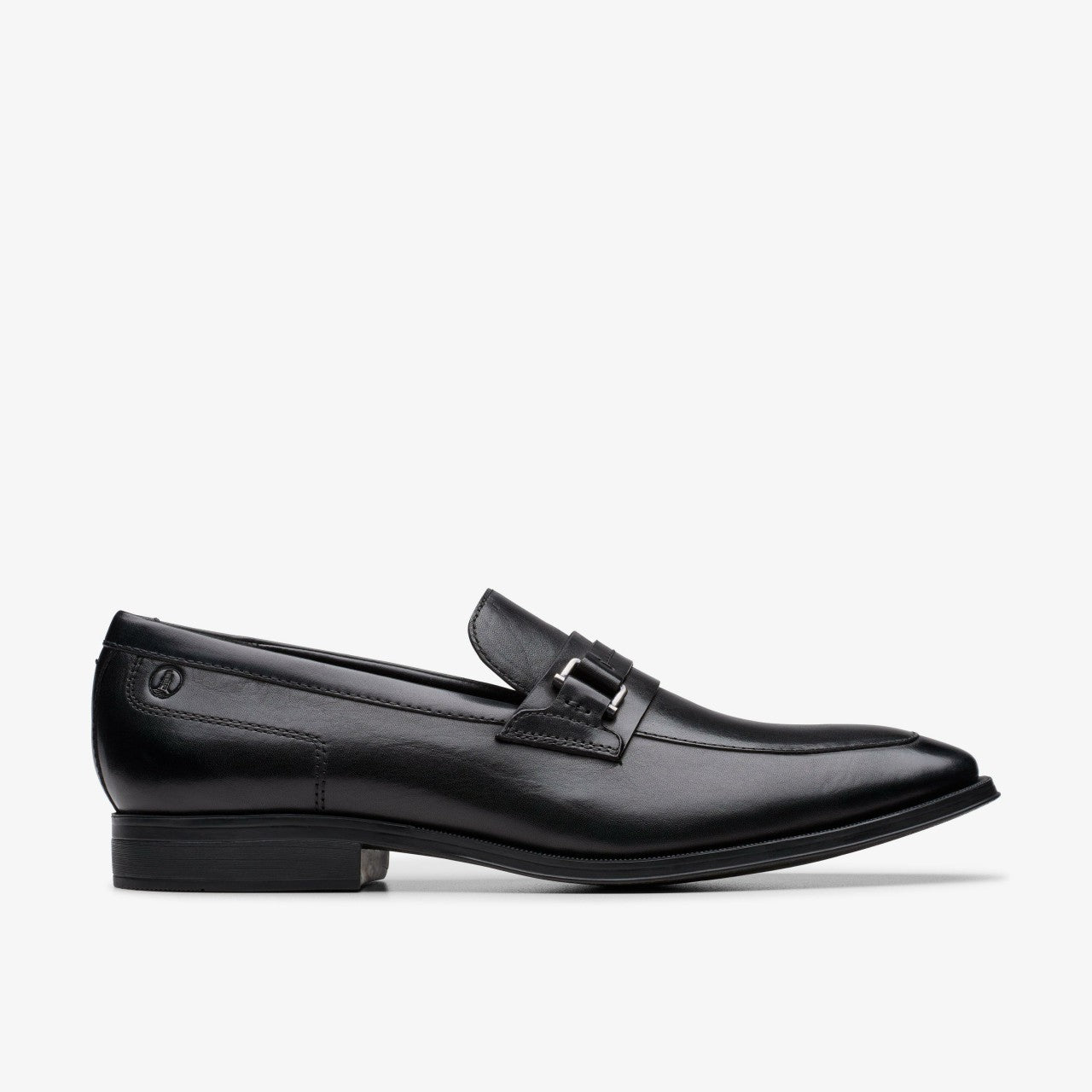 Paulton Lo Black Leather | Clarks discount - Men