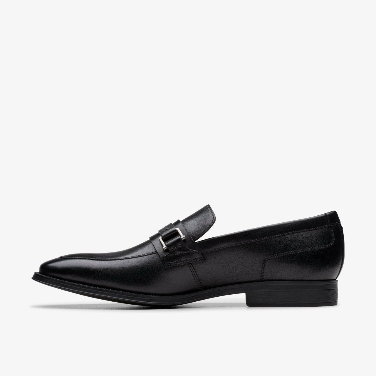 Paulton Lo Black Leather | Clarks discount - Men