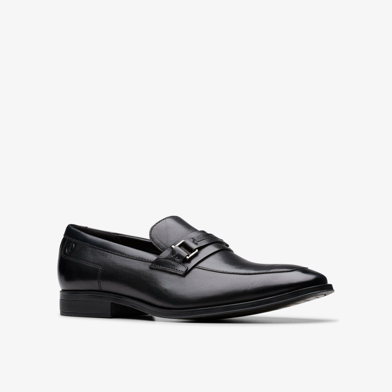 Paulton Lo Black Leather | Clarks discount - Men