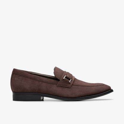 Paulton Lo Dark Brown Suede | Clarks online - Men