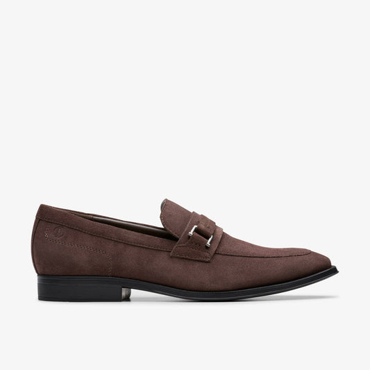 Paulton Lo Dark Brown Suede | Clarks online - Men