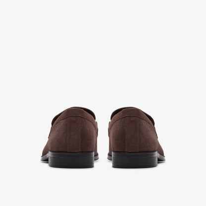 Paulton Lo Dark Brown Suede | Clarks online - Men