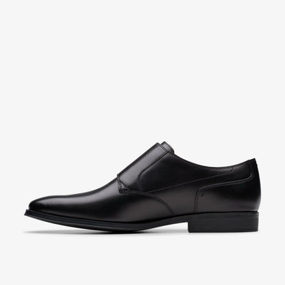Paulton Monk Black Leather | Clarks outlet - Men