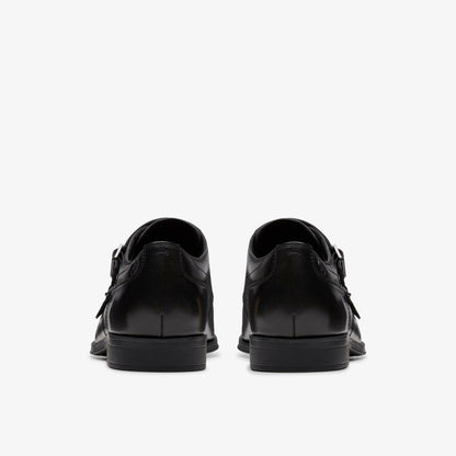 Paulton Monk Black Leather | Clarks outlet - Men