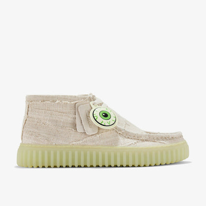 Torhill Hallow Off White Textile | Clarks Sale - Men