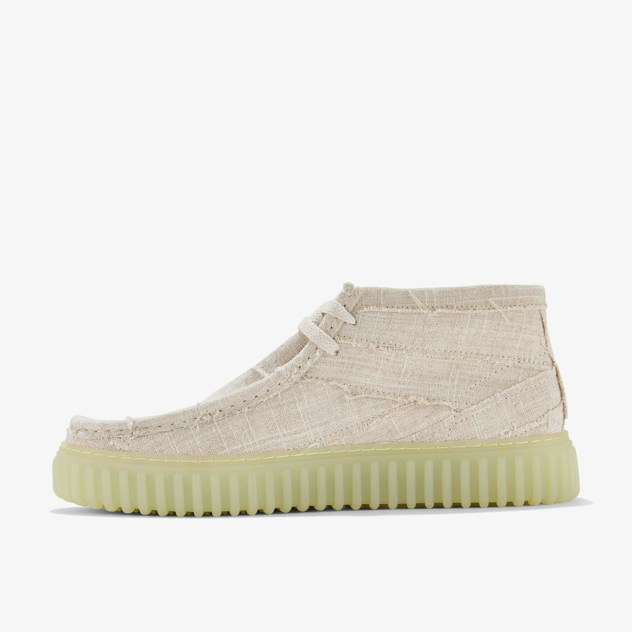 Torhill Hallow Off White Textile | Clarks Sale - Men
