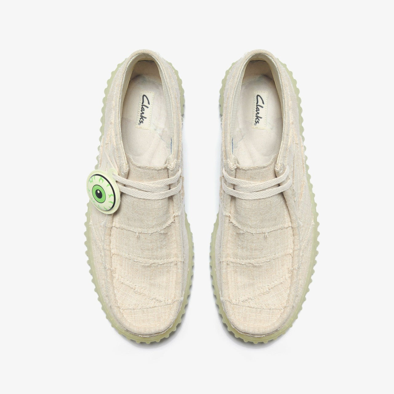 Torhill Hallow Off White Textile | Clarks Sale - Men