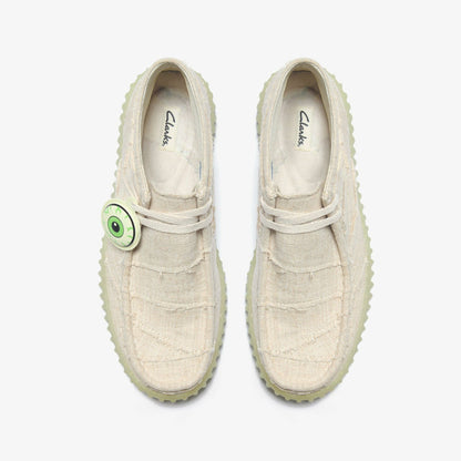 Torhill Hallow Off White Textile | Clarks Sale - Men