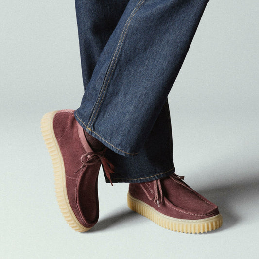 Torhill Hi Wine Suede | Clarks outlet - Women / Men