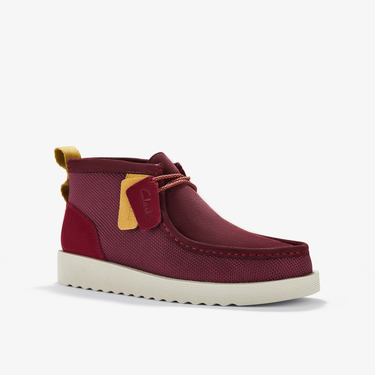 Wallabee FTR2 Boot Burgundy Combination | Clarks online - Men