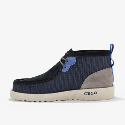 Wallabee FTR2 Boot Navy Combination | Clarks on Sale - Men
