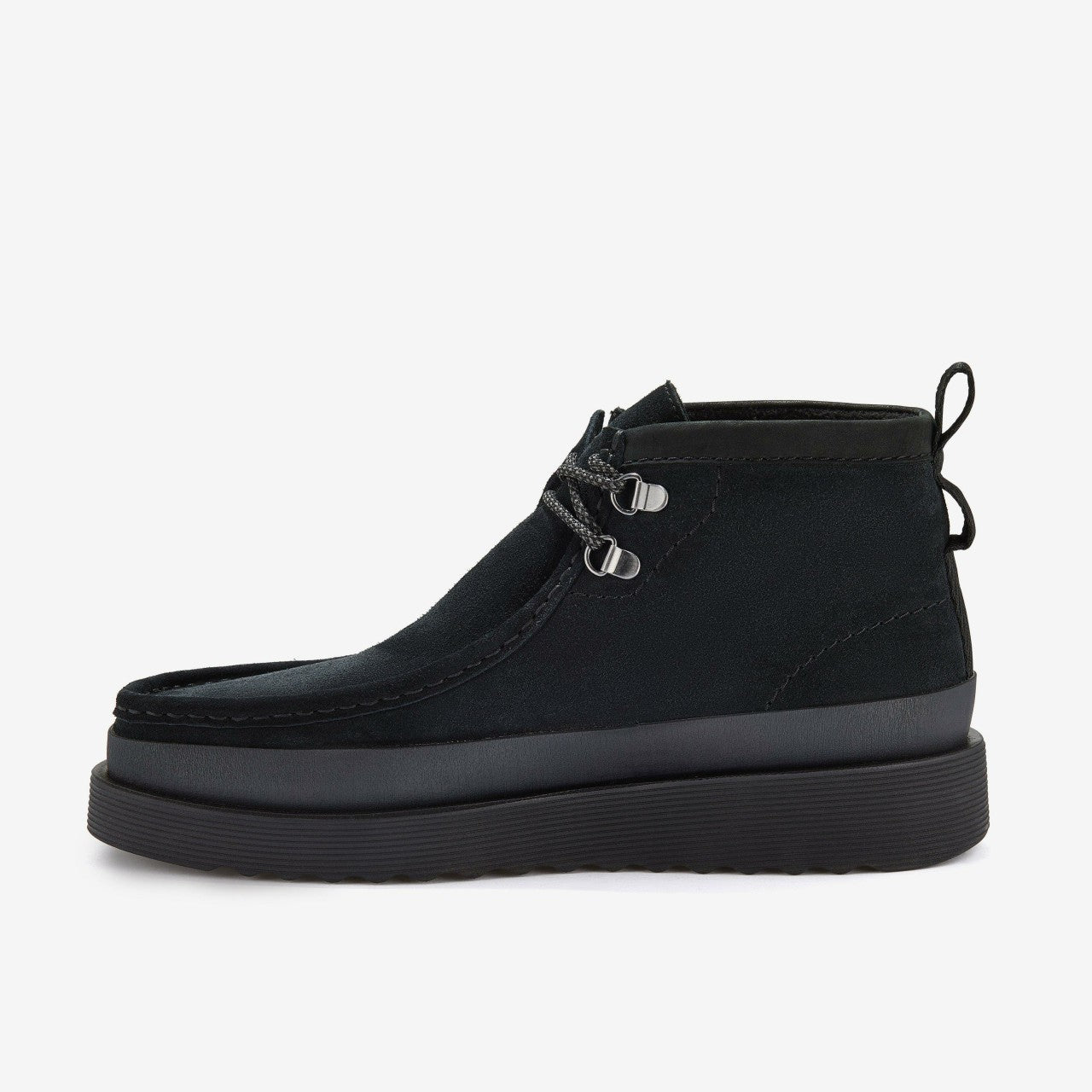 Wallabee FTR2 Hi Black Suede | Clarks Sale - Men