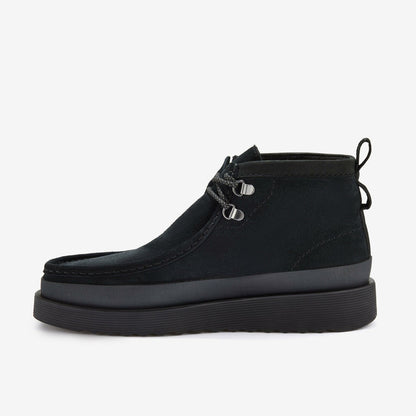 Wallabee FTR2 Hi Black Suede | Clarks Sale - Men