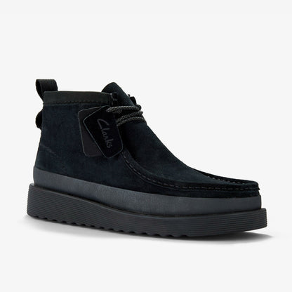 Wallabee FTR2 Hi Black Suede | Clarks Sale - Men